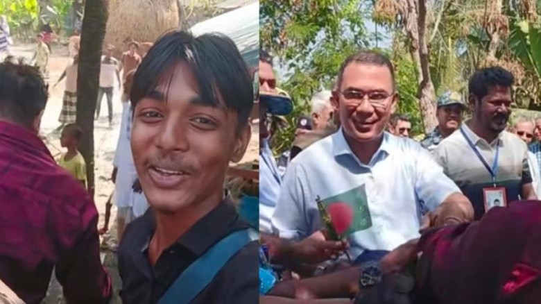 আমি বাদাম বিক্রেতা, আলহামদুলিল্লাহ প্রধানমন্ত্রীর সঙ্গে হাত 